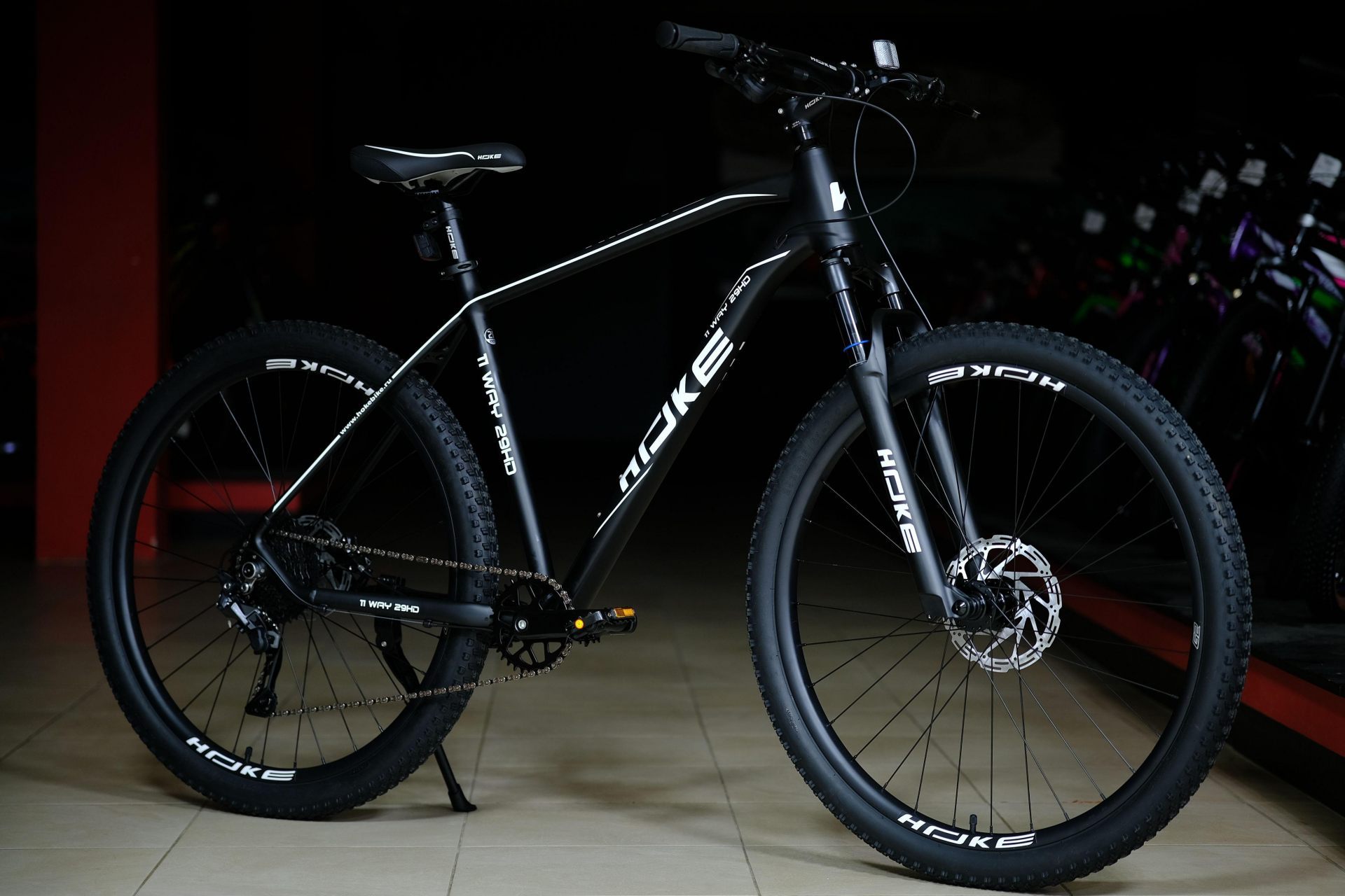 Велосипед HOKE 11 Way 29 HD матовый чёрный-белый 23