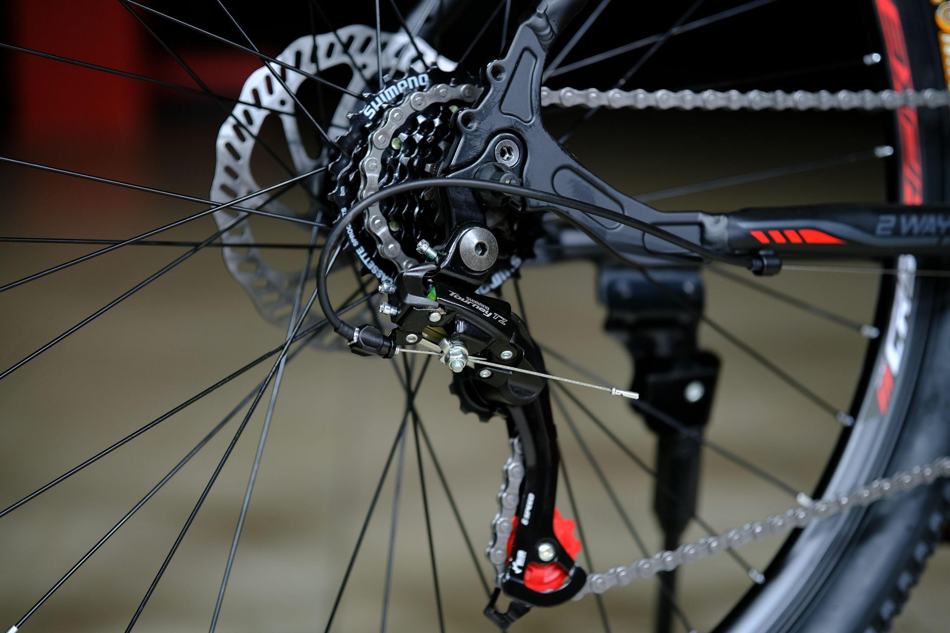 Задний переключатель  Shimano Tourney TZ-500 оригинал
 HOKE 2 Way 27,5 HD 19